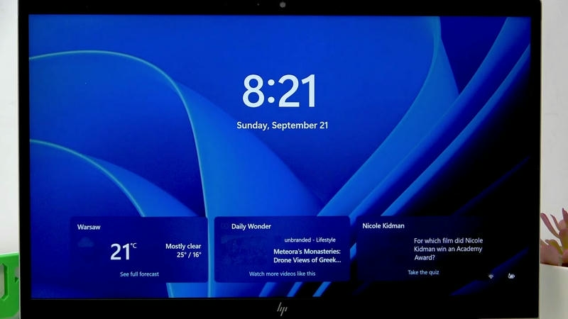 Tắt các widget của màn hình khóa trên Windows 11