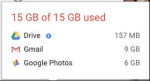 Làm gì khi dung lượng Google Drive và Gmail bị đầy?