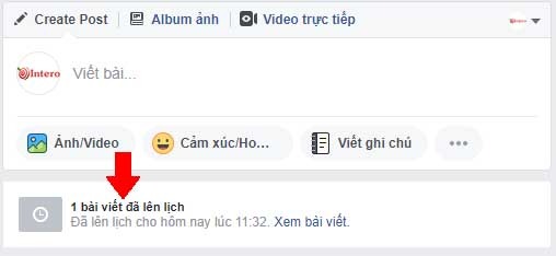 Cách hẹn giờ đăng bài trên Facebook