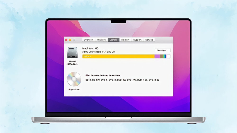 cách làm sạch dữ liệu Macbook tại nhà