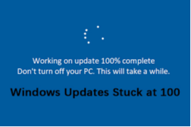 Khắc phục tình trạng treo máy khi Windows Update dừng lại ở 100%